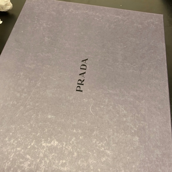 Prada Sandal Satin Brown with wood chunky heel - Picture 2 of 5